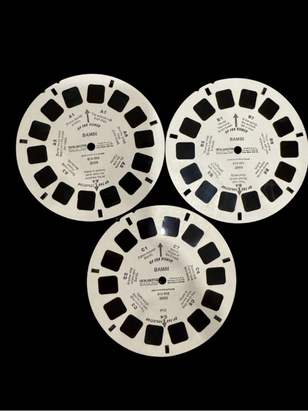 View Master Disney’s Bambi 3060 3 Reels 1966